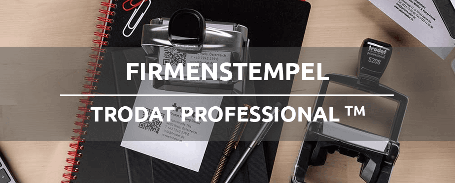 Textstempel Trodat Professional Line für Firmen und Privat Textstempel Trodat Professional Line